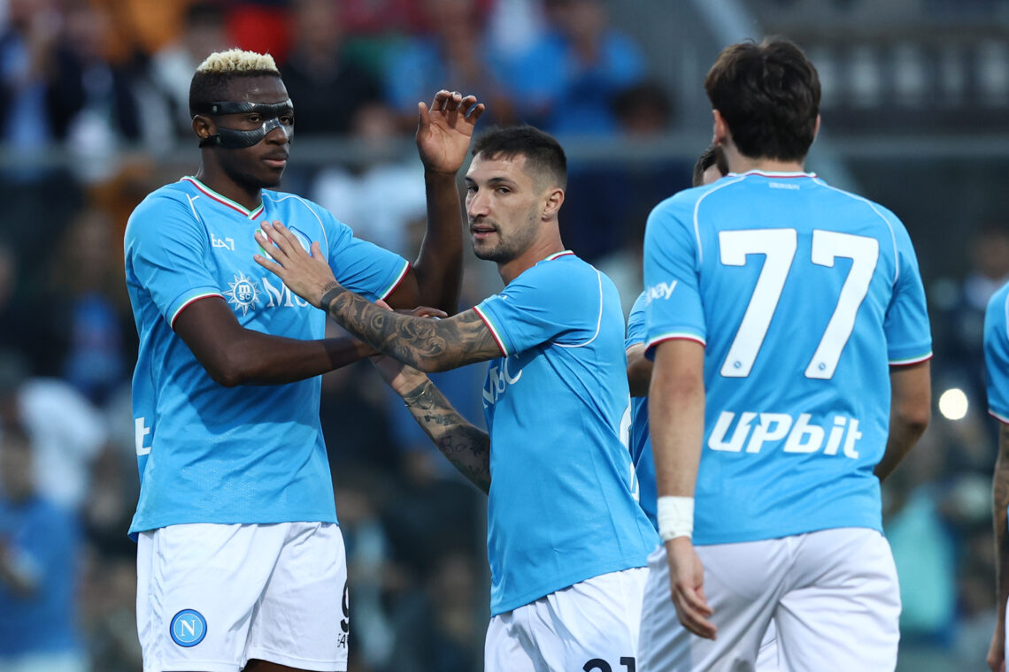 Piłkarze Napoli po zdobytym golu