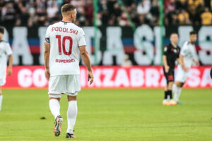 Lukas Podolski podczas meczu
