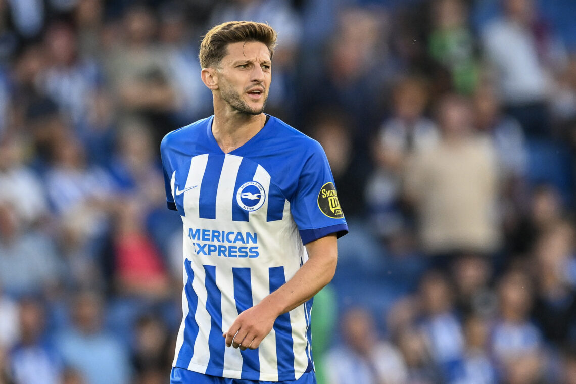 Adam Lallana podczas meczu Brighton