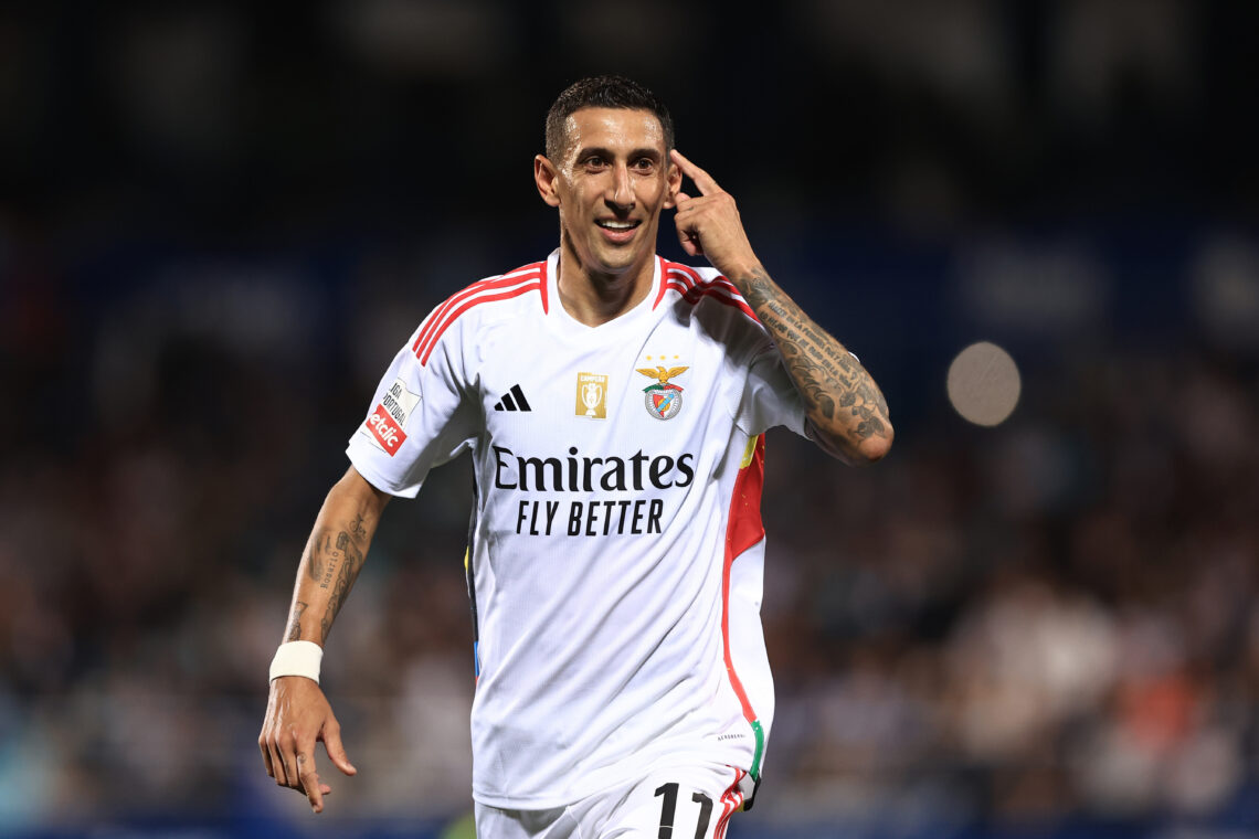 Angel Di Maria po zdobyciu bramki