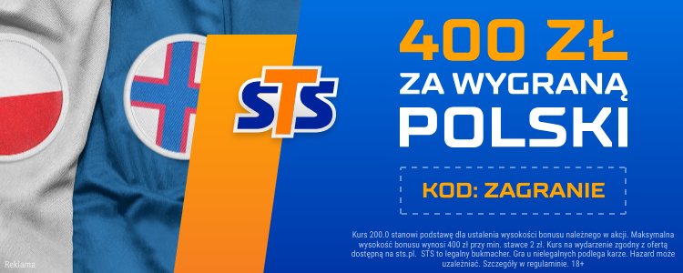 Polska - Wyspy Owcze bonus 400 PLN