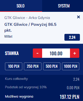 kupon-koszykówka-PLK-GTK-Gliwice-Arka-Gdynia-21.09.2023-Etoto