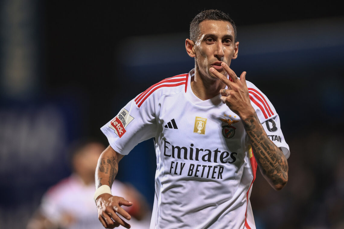 Angel Di Maria po zdobytej bramce