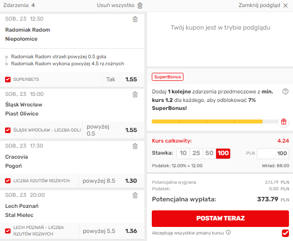 23.09. Superbet Ekstraklasa