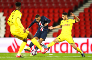 Kylian Mbappe, Achraf Hakimi, Axel Zagadou