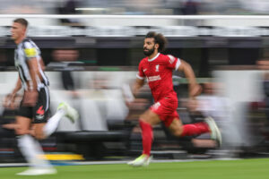 Mo Salah podczas sprintu