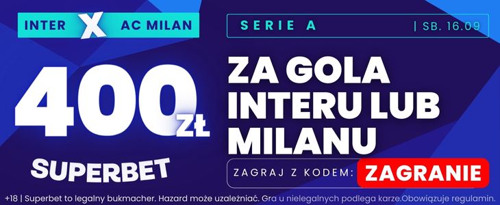 Inter - Milan kurs 200 Superbet