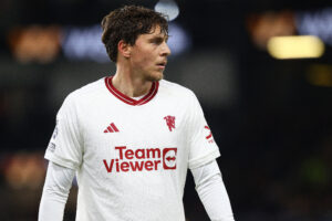 Victor Lindelof podczas spotkania United