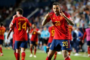Piłkarze Hiszpanii w finale Ligi Narodów