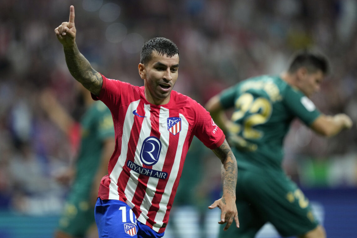 Angel Correa po strzeleniu gola