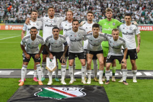 Legia Warszawa przed rozpoczęciem spotkania