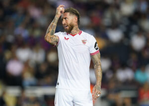 Sergio Ramos podczas spotkania Sevilli