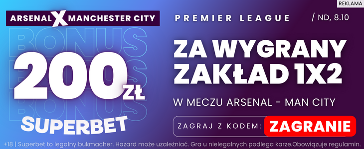 baner pod zasilacz Arsenal - City