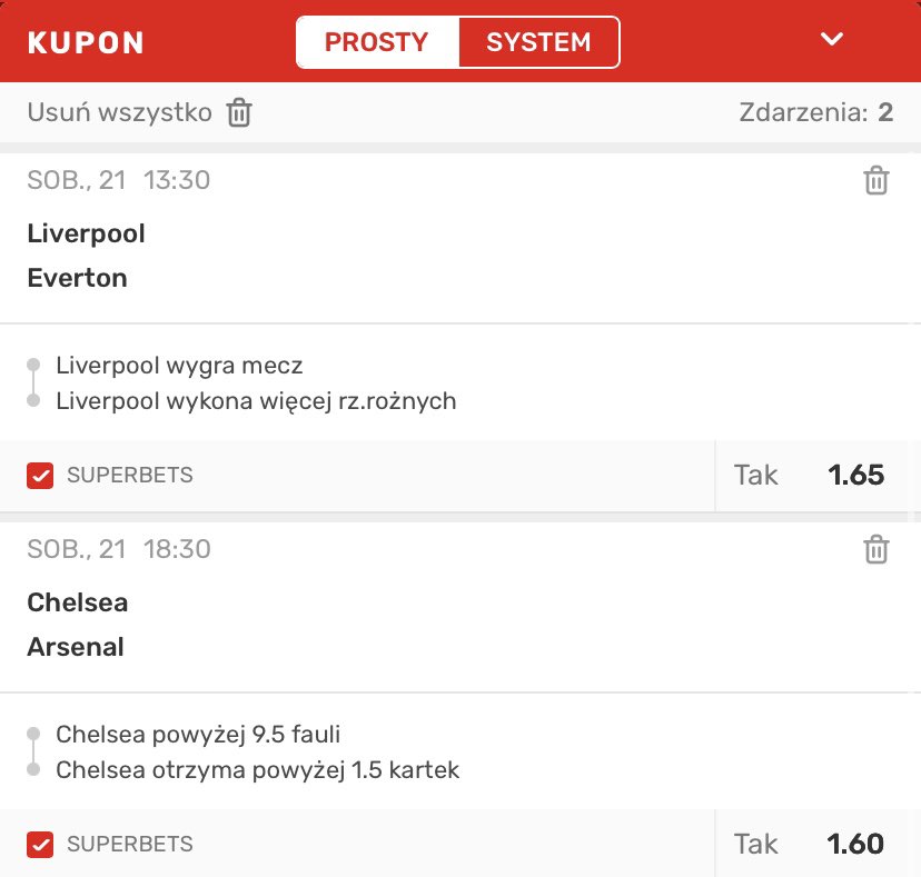 kupon PL Superbet 21.10