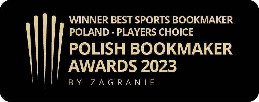 Nagroda w kategorii najlepszy bukmacher w Polsce 2023 - wybór graczy.