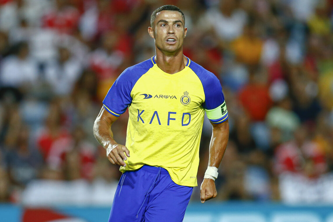 Cristiano Ronaldo podczas meczu Al Nassr