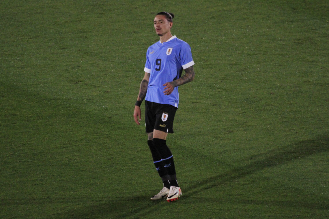 Darwin Nunez podczas meczu Urugwaju