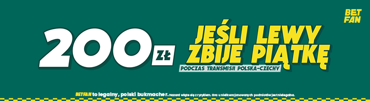 Banner mały Polska - Czechy w BETFAN