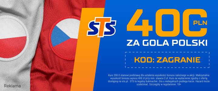 STS bonus 400 PLN Polska - Czechy