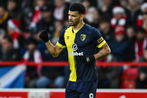 Dominic Solanke po zdobyciu gola