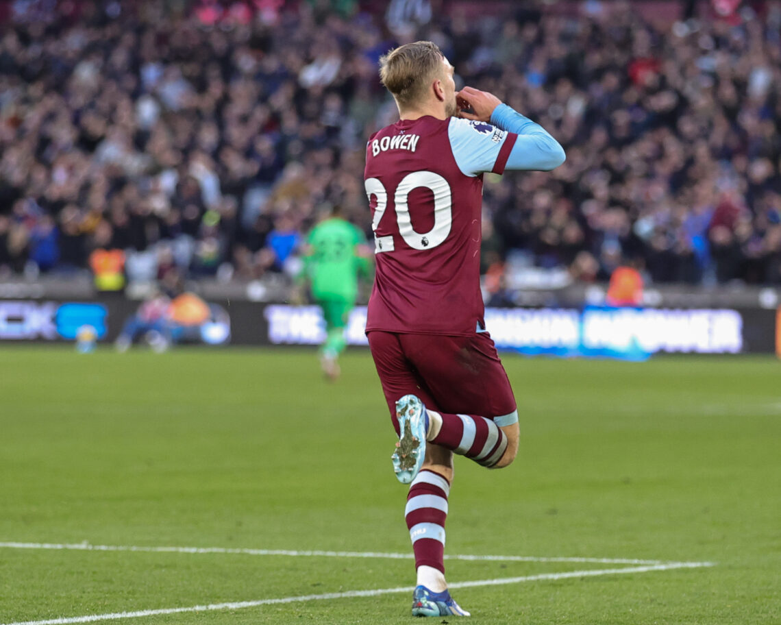 Jarrod Bowen po zdobyciu gola