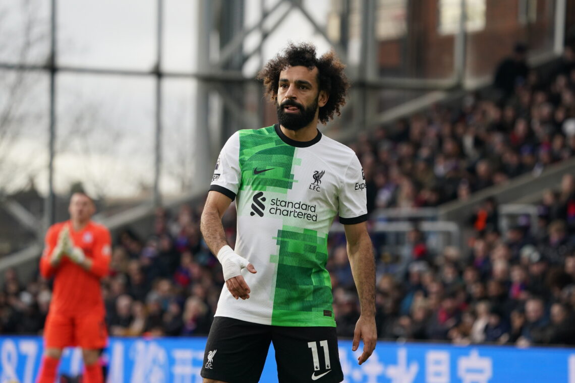 Mo Salah podczas spotkania ligowego