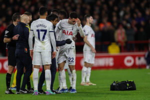 Pedro Porro podczas meczu Tottenhamu