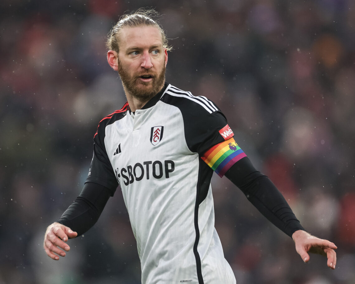 Tim Ream podczas meczu Fulham