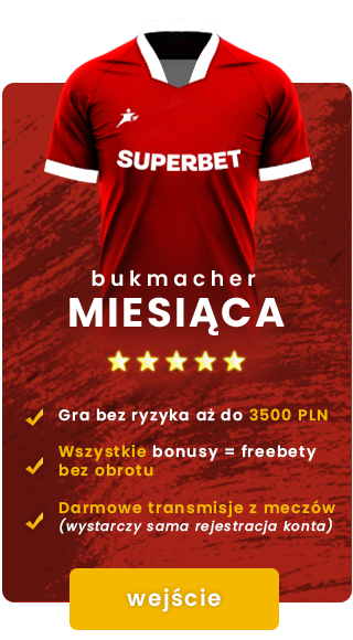 Superbet bukmacher miesiąca w styczniu 2024