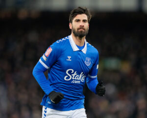 Andre Gomes podczas meczu Evertonu