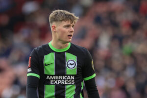 Evan Ferguson podczas spotkania Brightonu