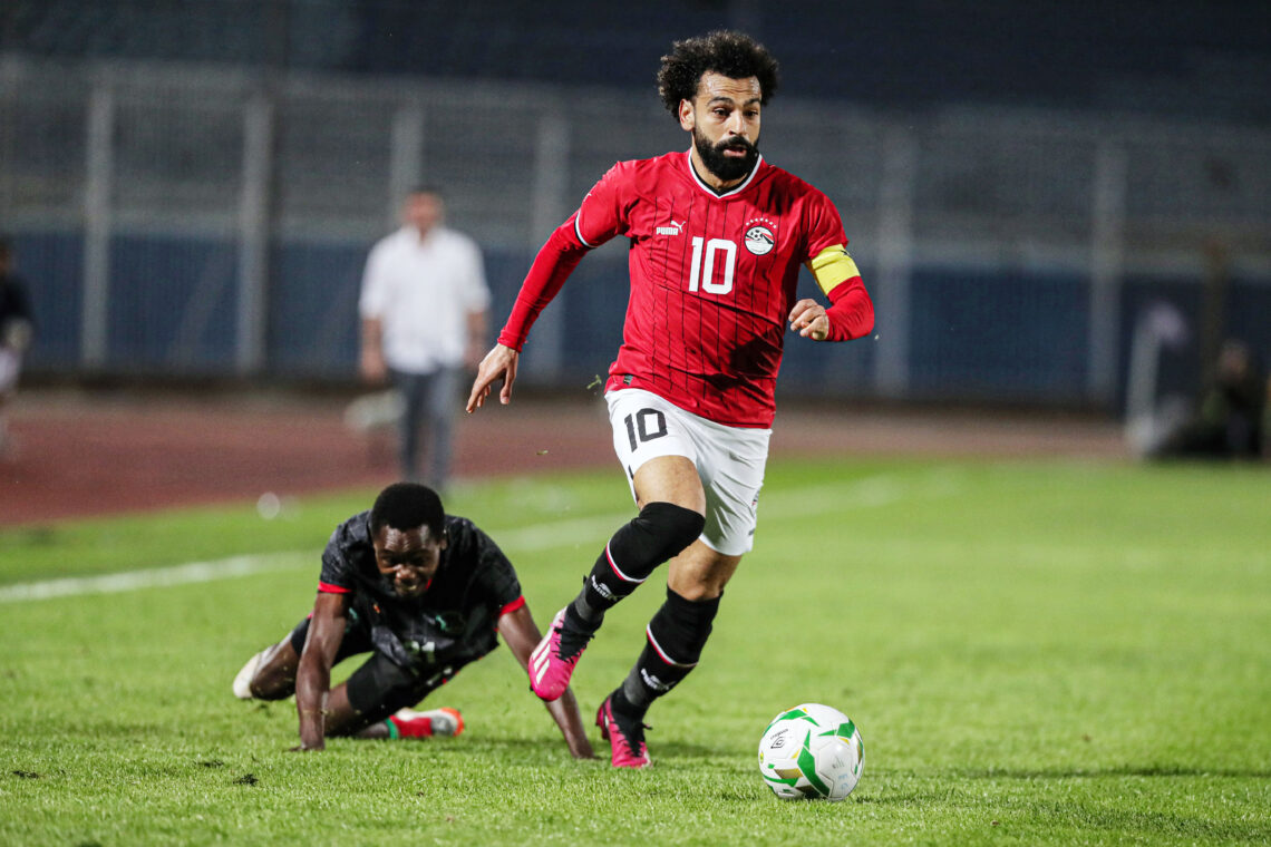 Mo Salah podczas spotkania reprezentacji Egiptu