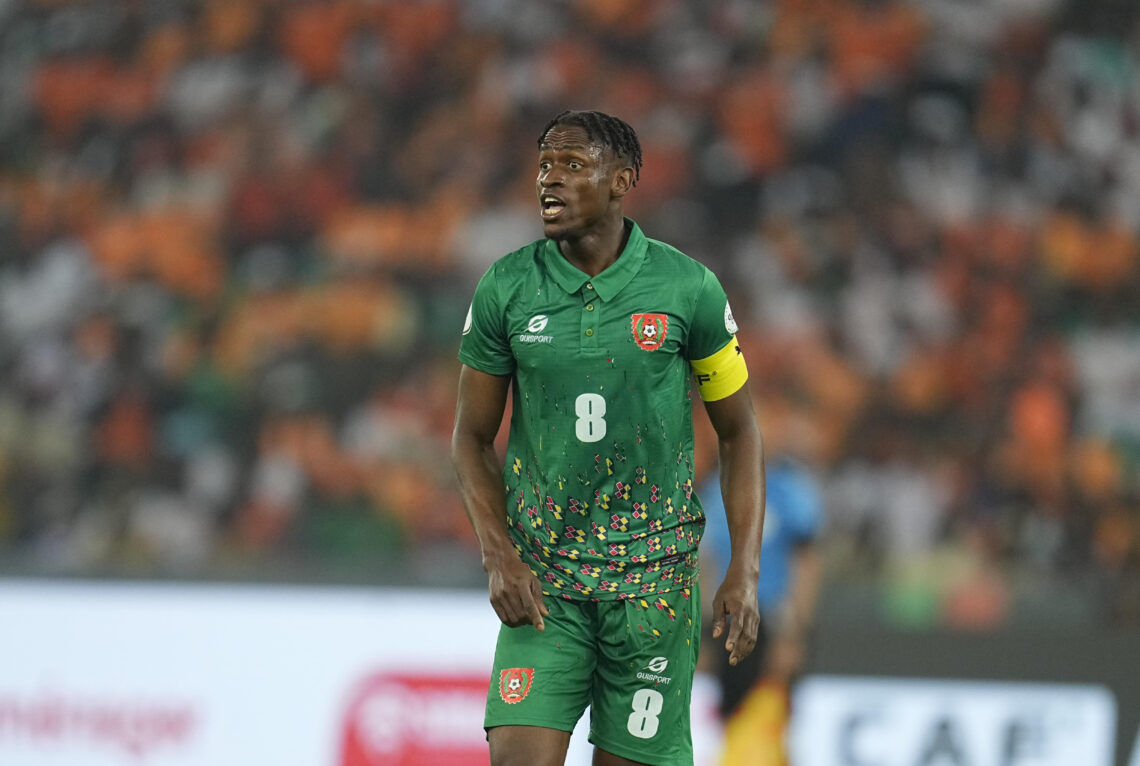 Piłkarz Gwinei Bissau podczas meczu