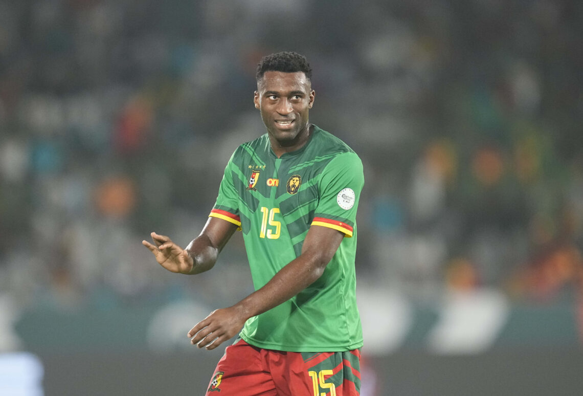 Piłkarz Kamerunu podczas meczu