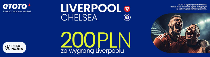 baner Etoto na Liverpool - Chelsea