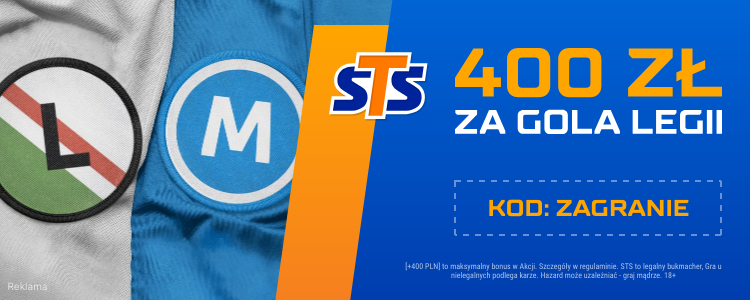Legia - Molde STS bonus 400 PLN