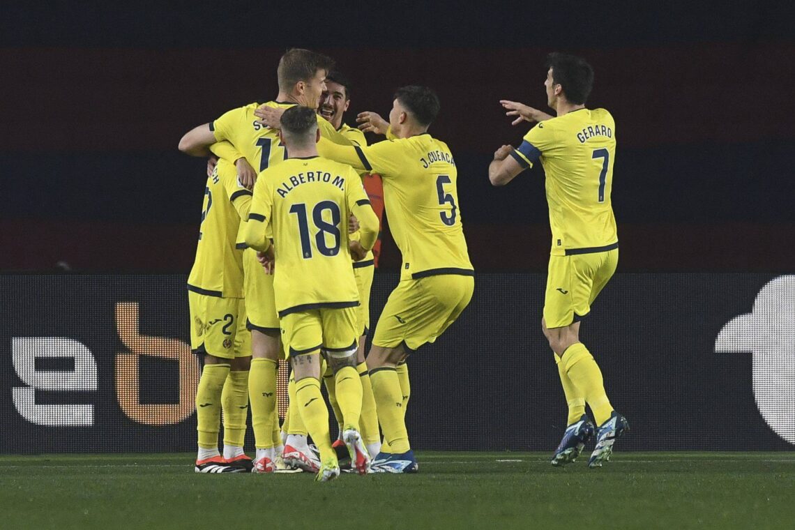 Piłkarze Villarrealu po zdobyciu gola