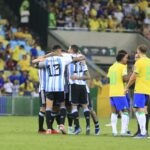 Piłkarze Argentyny po zdobyciu gola