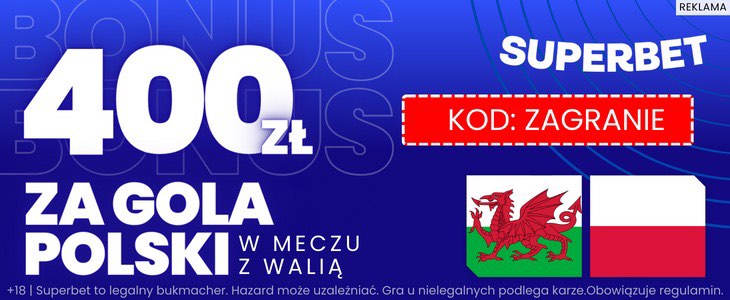Polska - Walia Superbet Banner