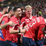 Piłkarze Lille po zdobyciu gola