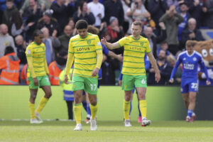 Piłkarze Norwich po zdobyciu gola