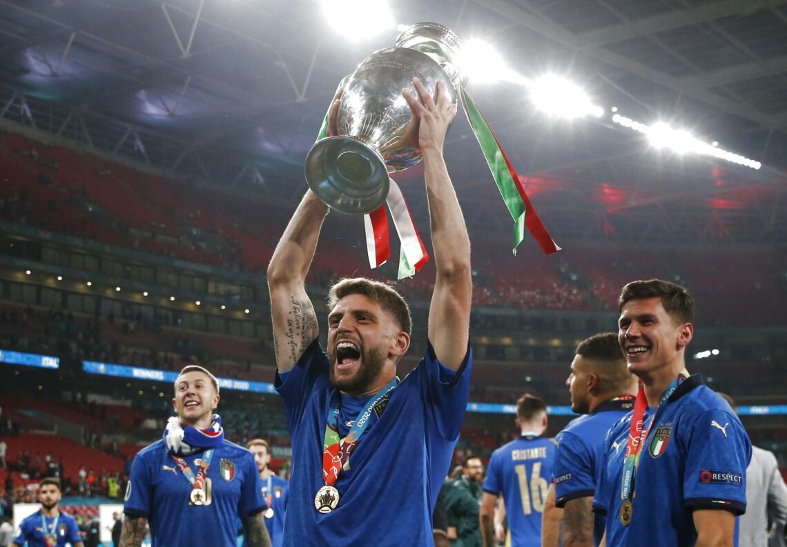 Piłkarze Włoch po wygraniu Euro