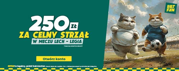 Baner od Betfan na Lech - Legia