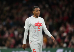 Manuel Akanji podczas meczu