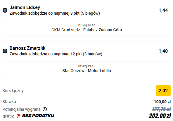 Kupon-double-zuzel-Betclic-23.06.2024