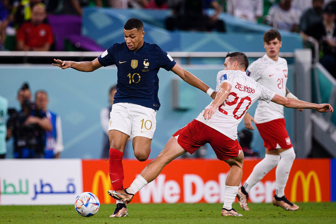 Kylian Mbappe, Piotr Zieliński, Nicola Zalewski