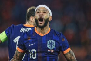 Memphis Depay podczas meczu