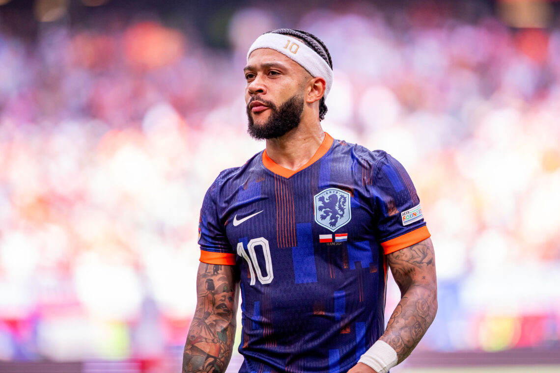 Memphis Depay podczas meczu