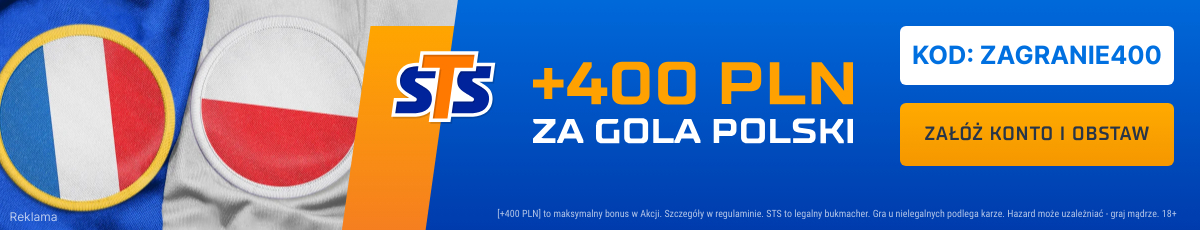 Bonus 400 PLN Francja - Polska