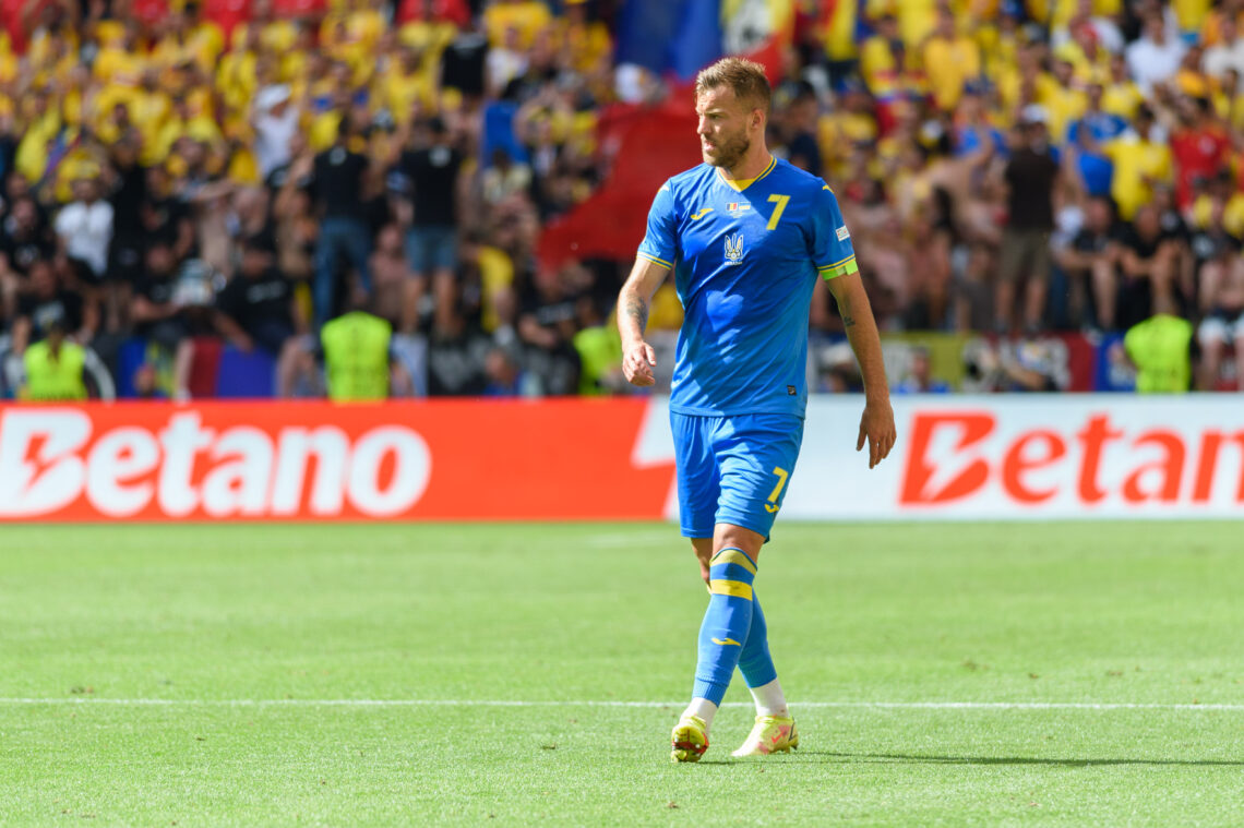 Andriy Yarmolenko podczas meczu